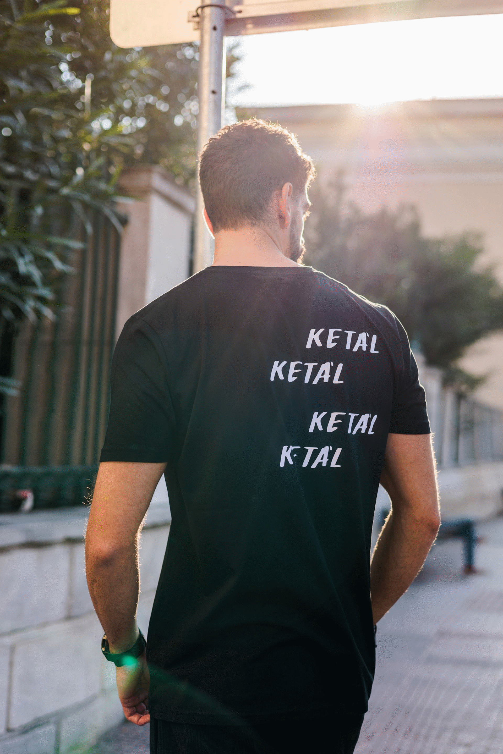 KETA΄L ECO-FRIENDLY T-SHIRT IN BLACK